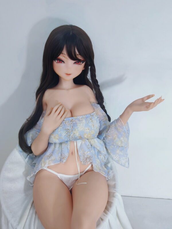 ElsaBabe 125-150 CM Platinum Silicone Sex Doll Kira Yumiko - Image 5